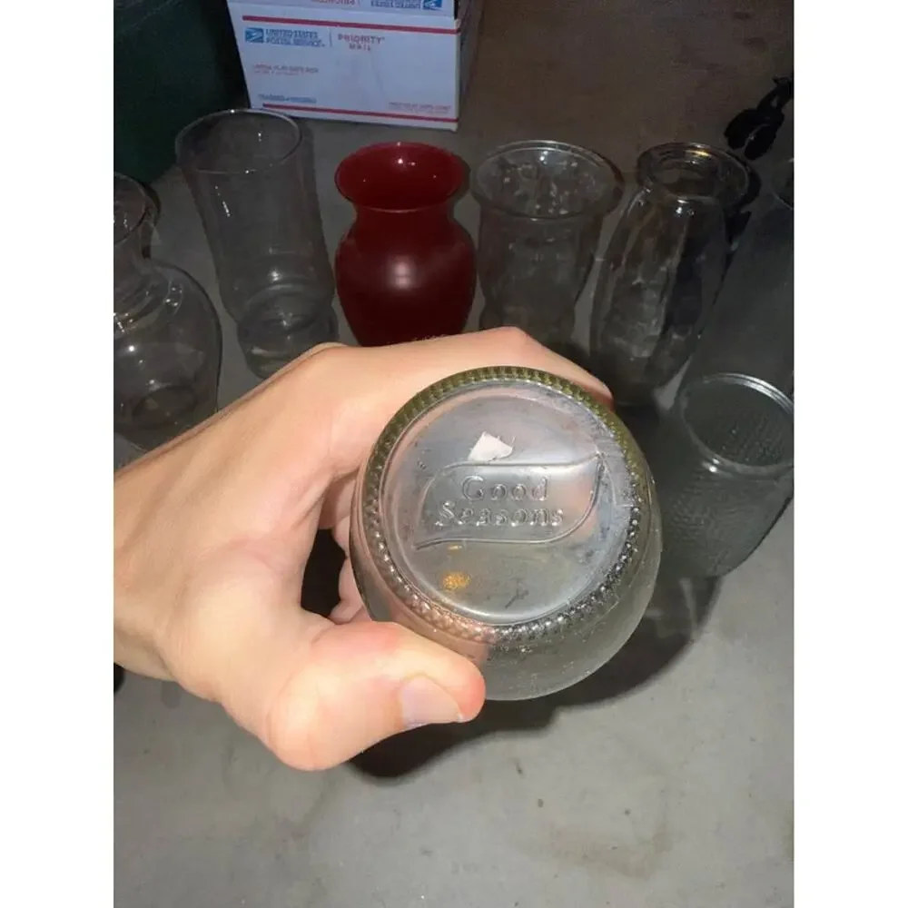 Vintage Glass Flower Vase Lot – 12 Pieces – !DELIVERY AVAILABLE!
